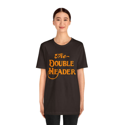 The Double Header (Historic Seattle Gay Bar/1934-2015/Logo with Vintage Print Effect)
