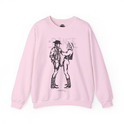Longhorns - Dance Sweatshirt(Jim French Cowboys with Vintage Punk Effect/1969 Colt Album/Appropriated by Malcolm McLaren & Vivienne Westwood)