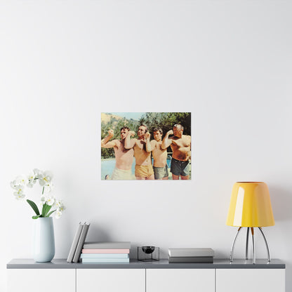 Husbands John Cassavetes  (Poolside Portrait Reprint/Peter Falk/Ben Gazzara)