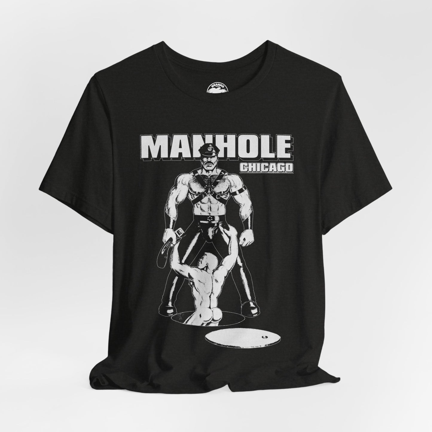 Manhole Chicago CLEARANCE (Large Black Heather)