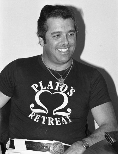 Plato's Retreat (Replica Souvenir T-Shirt/New York City Swingers Club/70's and 80's)