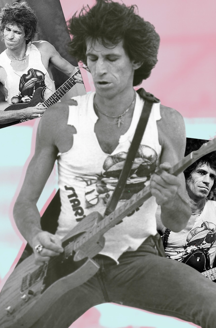 The Rolling Stones (Replica Start Me Up Keith Richards by Andrew Slayton Shirt/1982–1983)