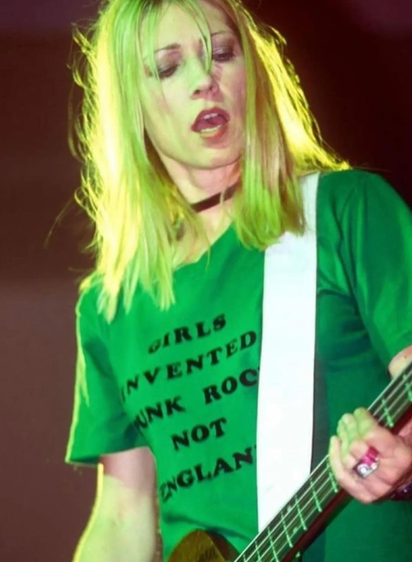 “Girls Invented Punk Rock, Not England”  (Replica Kim Gordon Sonic Youth Tee)
