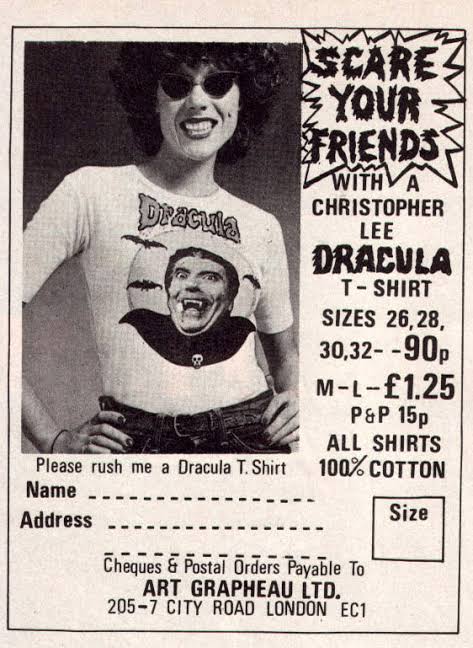 Dracula (Replica 70's Christopher Lee Dracula Tee)