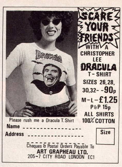 Dracula (Replica 70's Christopher Lee Dracula Tee)